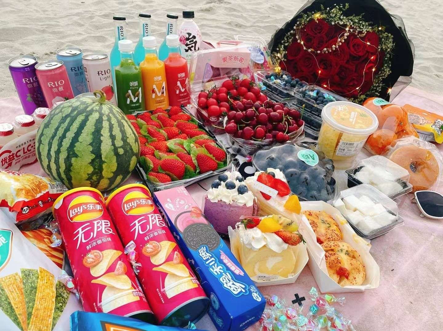 骑小黄车追法拉鲲。主播图片