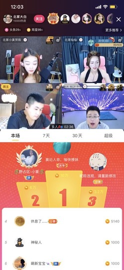 北家大白主播照片