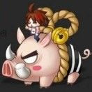骑猪的小伙
