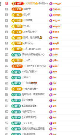 小阿轩∞∞主播照片