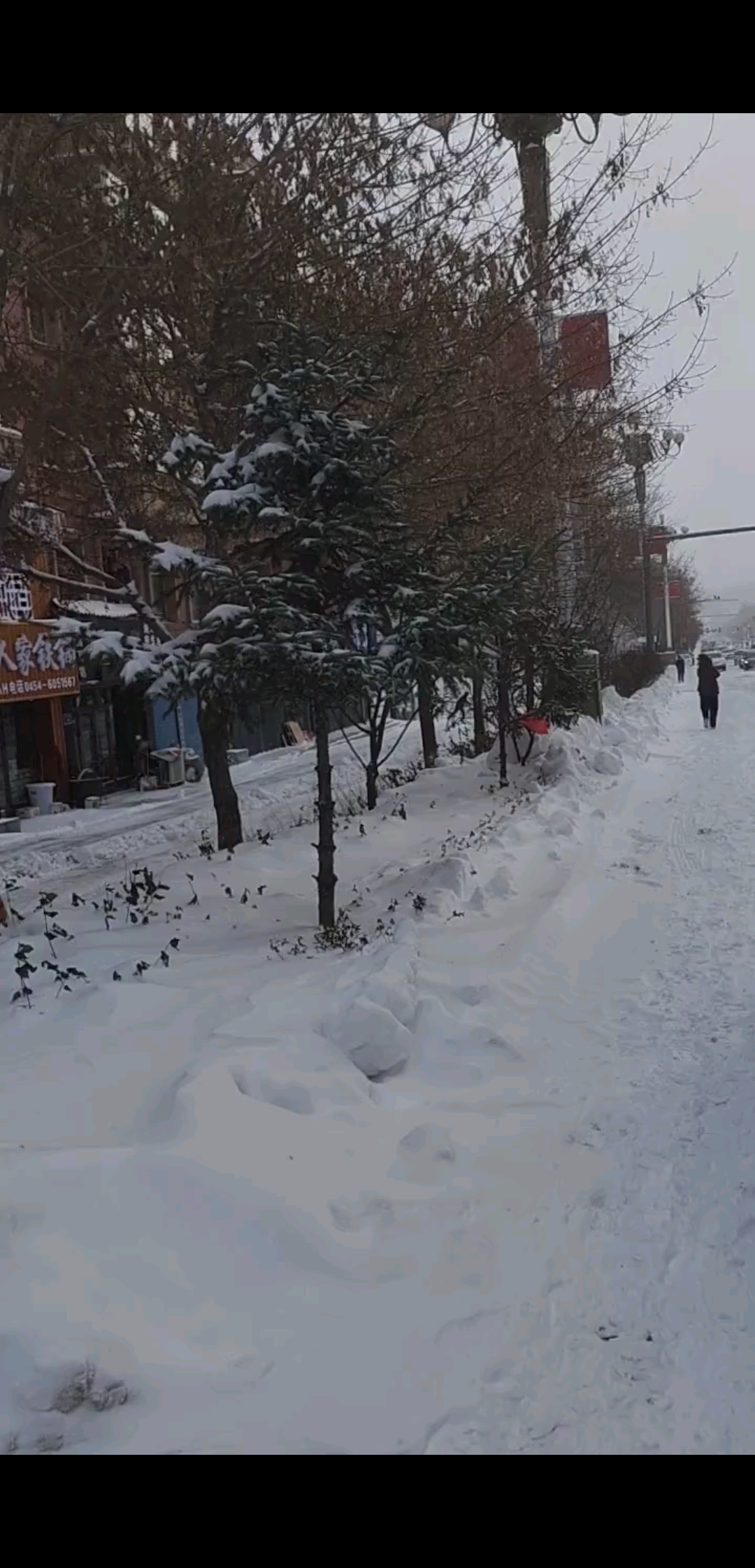 大东北的大雪天