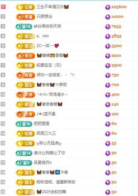 🦋香香加油🦋主播照片