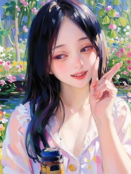 浪漫温柔的蓝颜的图片