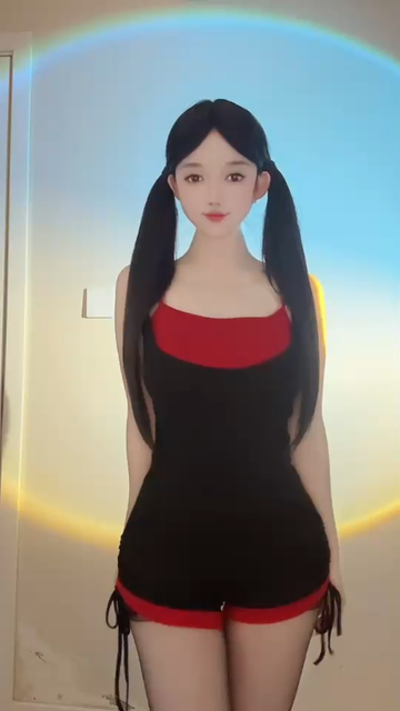 雙馬尾，哈哈