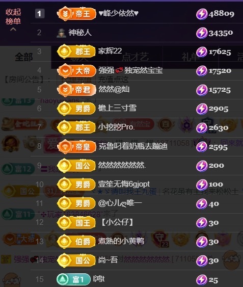 然然榮升紫冠感恩家人主播圖片