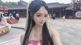 妞妞骑行三亚的图片