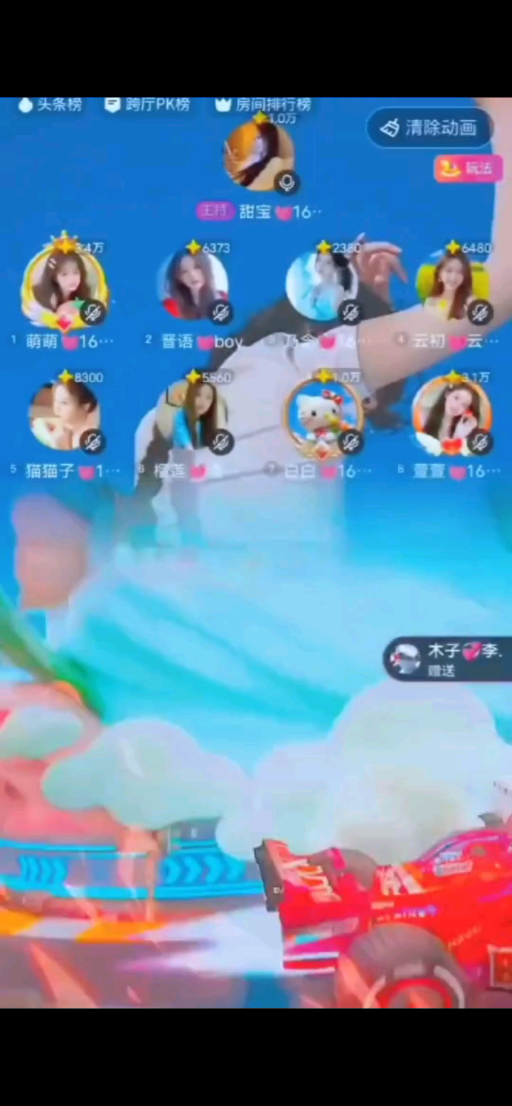 宁静的夏天空中*点点