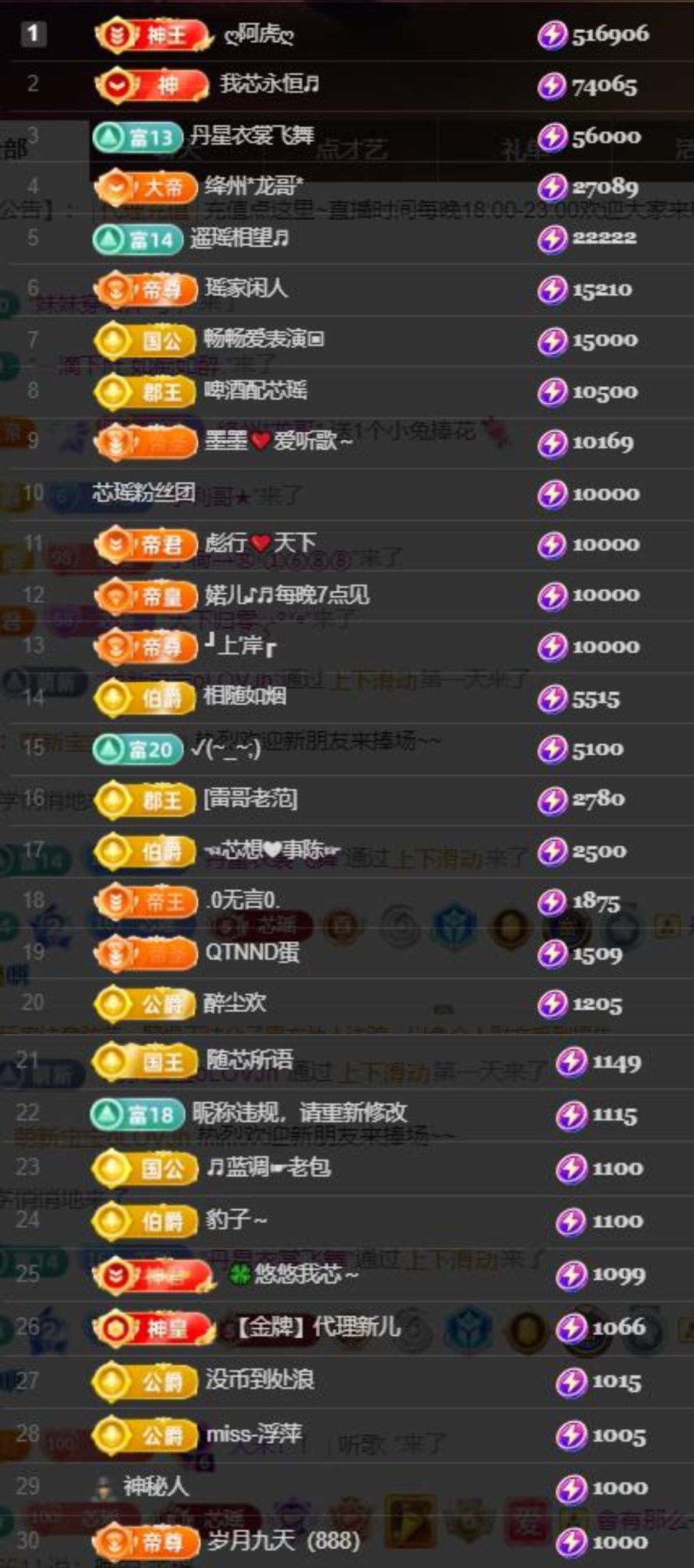 芯瑶❤️爱唱歌～主播图片