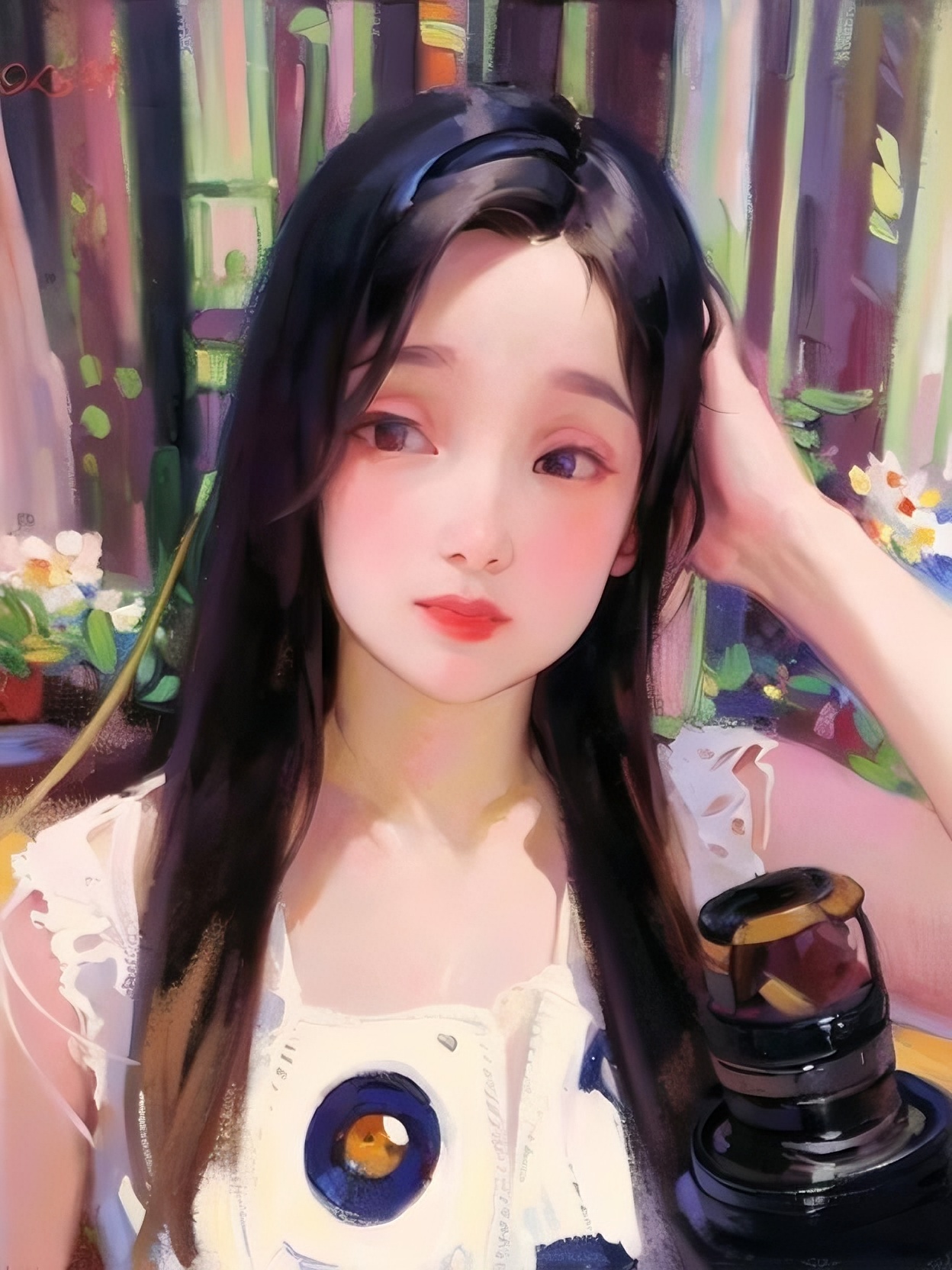 邂逅风中那朵绚丽云彩的图片