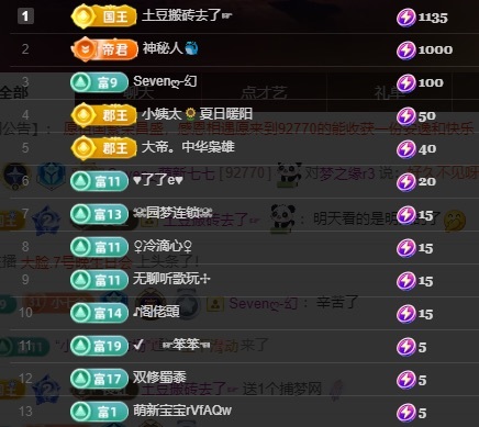 Sevenღ你七七呀主播图片