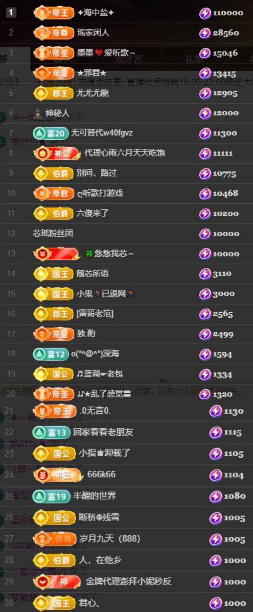 芯瑶❤️爱唱歌～主播图片