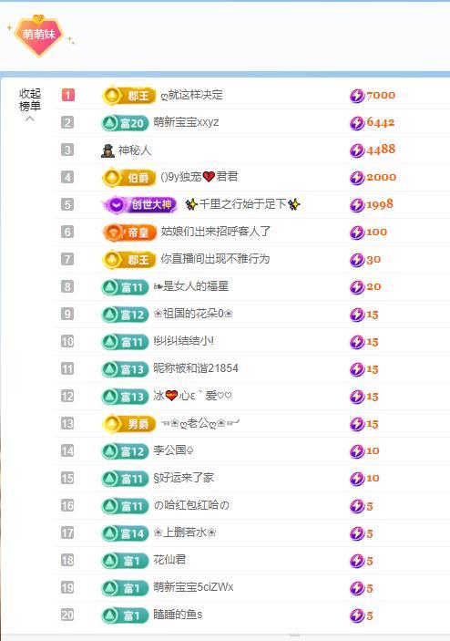 萌妹早晚播的主播照片