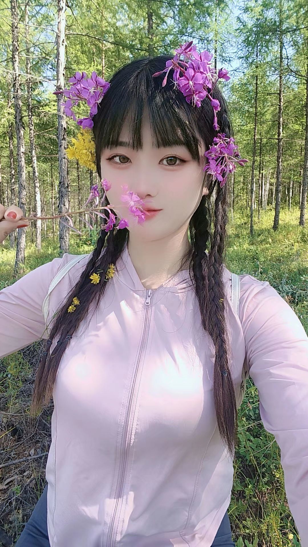 妞妞骑行中国的图片