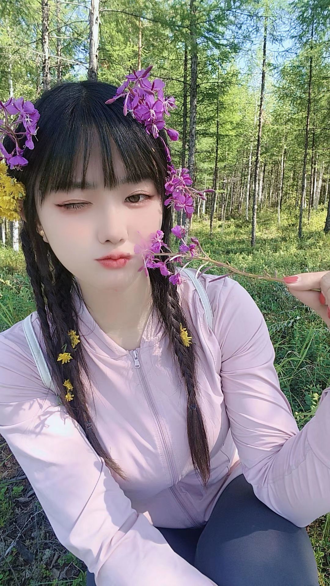 妞妞骑行中国的图片