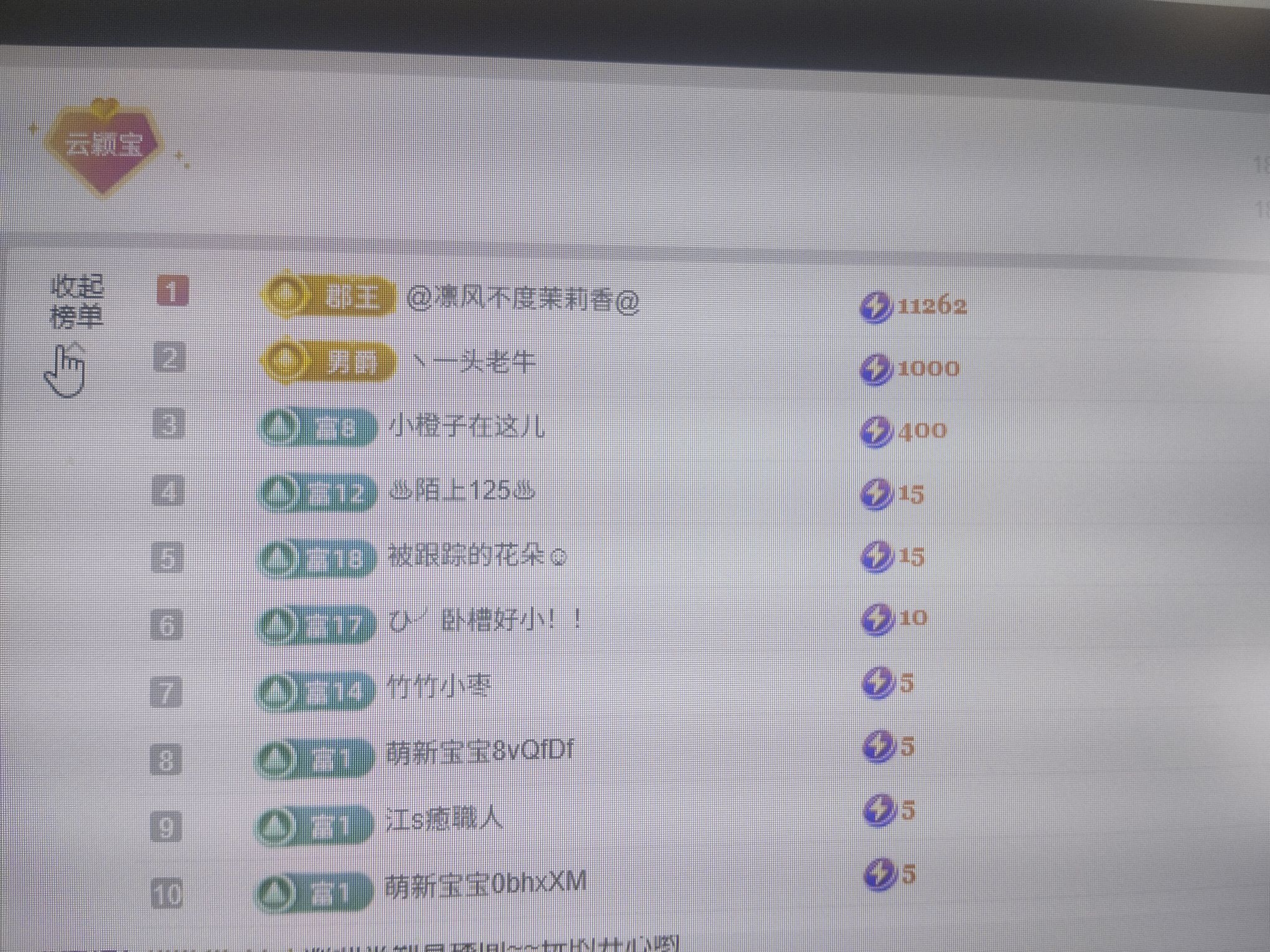 新人~云颖的主播照片