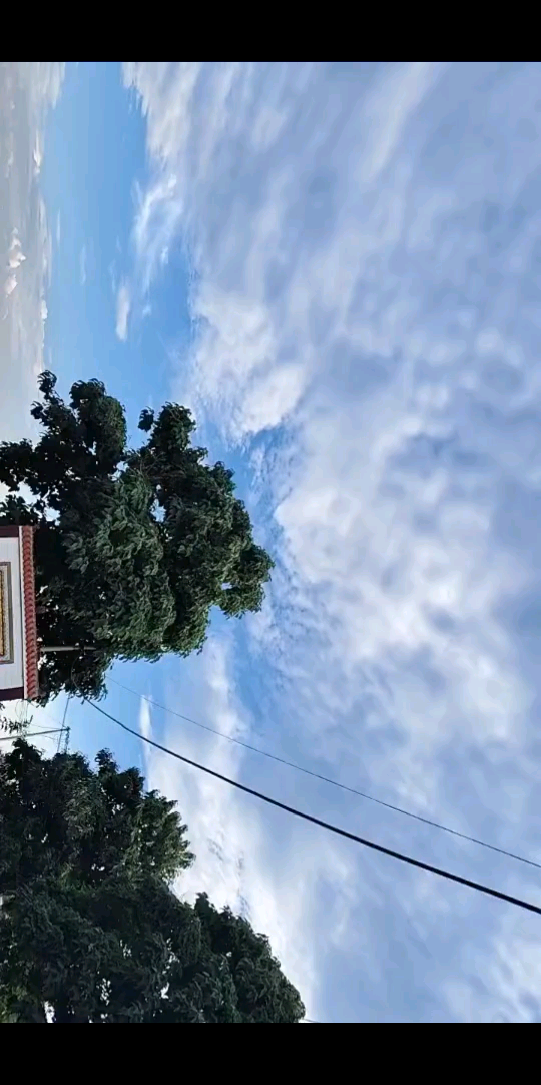 天气晴朗，还是挺热的