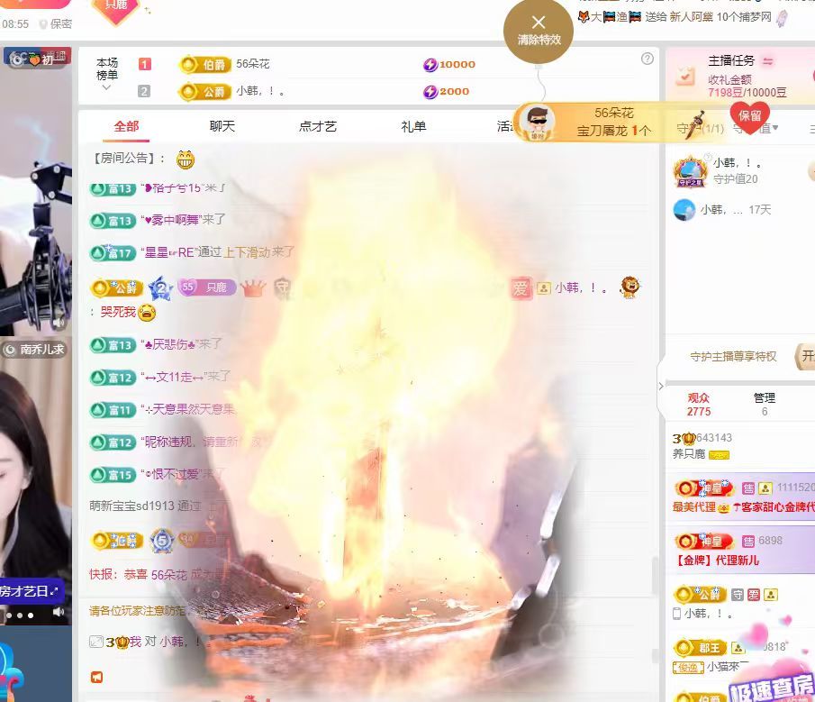 养只鹿主播图片