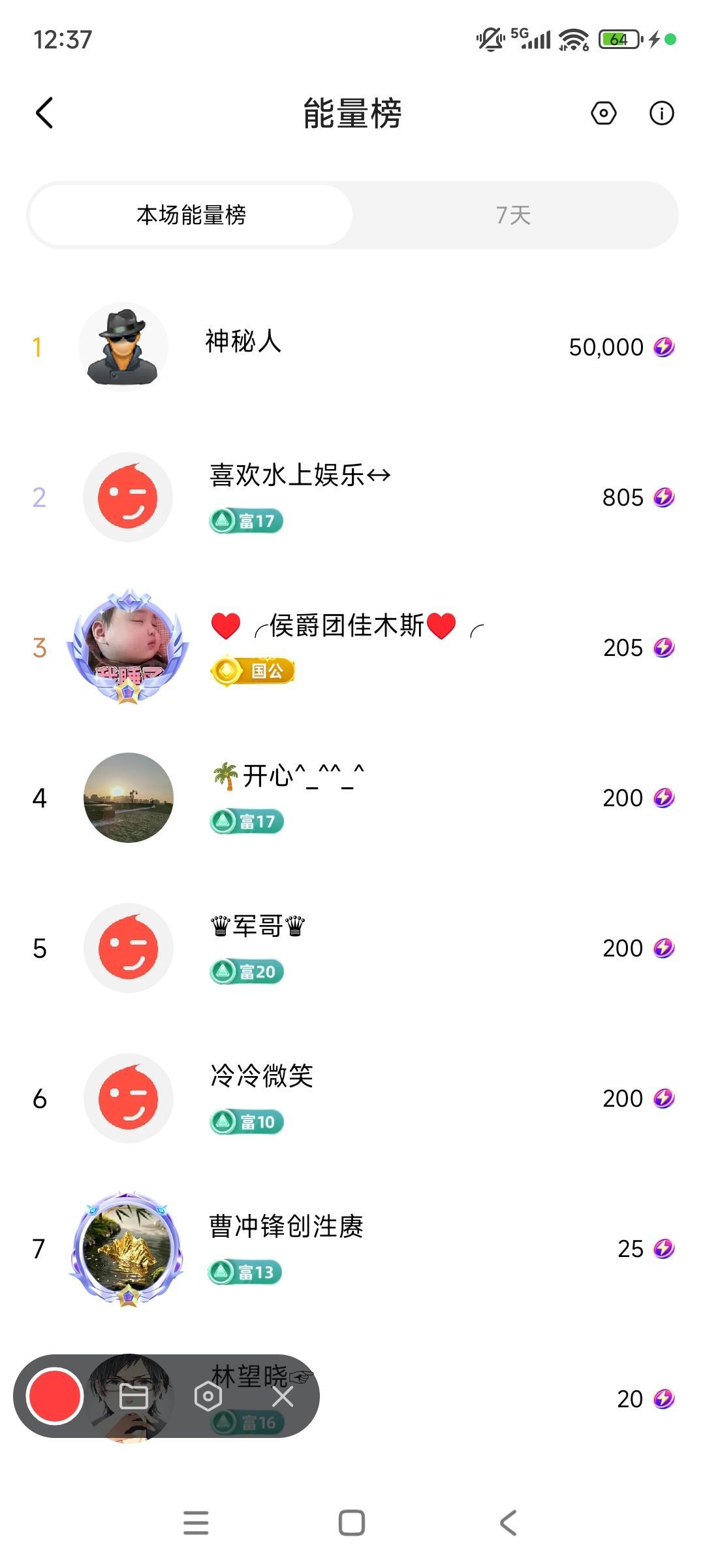 婷婷💕感恩有你陪伴的主播照片