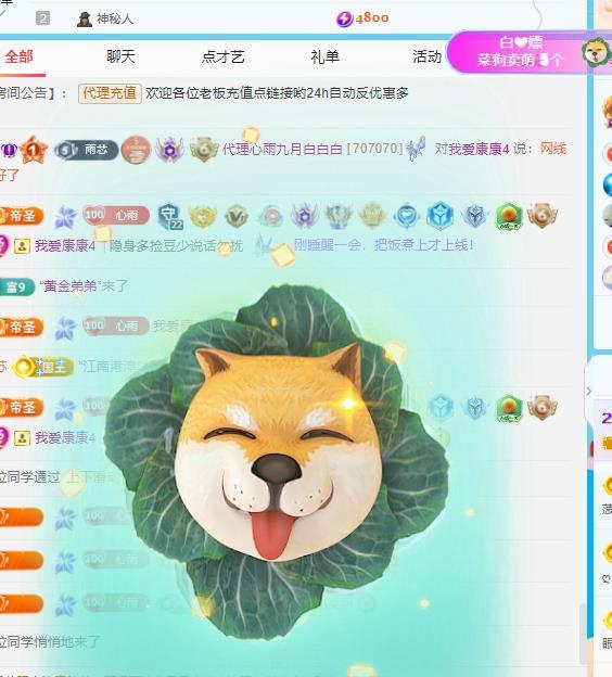 代理心雨九月白白白的主播照片