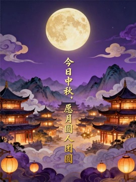 晴丫！中秋节快乐！的图片