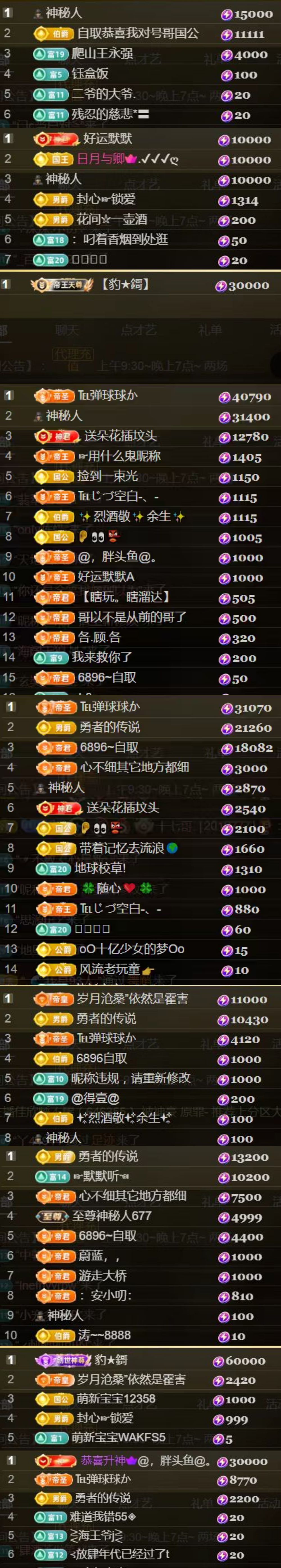 天宝💞11号周年庆主播图片