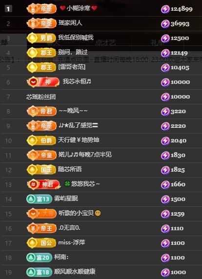 芯瑶❤️爱唱歌～的主播照片