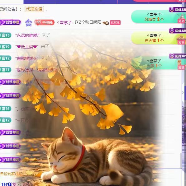 小灵鹤🍁的主播照片
