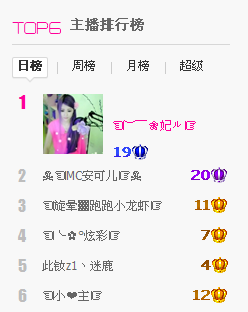 ✿炫彩主播照片