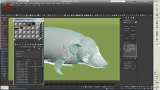 Рендер шерсти ежика с помощью плагина Ornatrix， Vray. Octane и Corona(Eng sub)