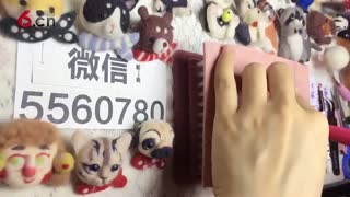 手工制作毛毡防尘塞 17.04.26