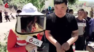 临县枣花时节跟养蜂人学做枣花蜜 18.6.13