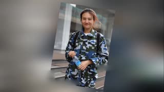 上戏新生军训返校颜值高 清纯美女云集