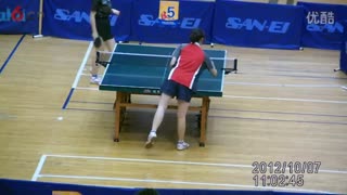 蔡清VS陈晓玲（黑衣，横板双反）-2012年电信杯（合并版）（14.19‘)高清