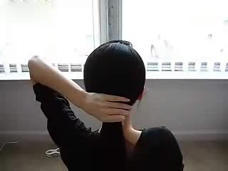 -炒鸡简单的簪子盘发