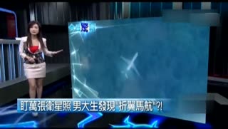 台湾大学生查看卫星照 发现疑似马航机身