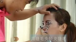 顶尖小p化妆技巧方法总结如何刷睫毛.flv
