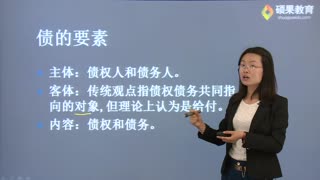 硕果教育法律硕士民法课程：债法（一）