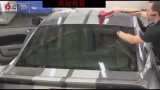 汽车贴膜 后档烤膜【快速烤膜】技术讲解教程