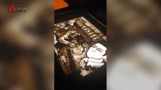 想不到沙画也能画的如此逼真 2017.04.11.mp4