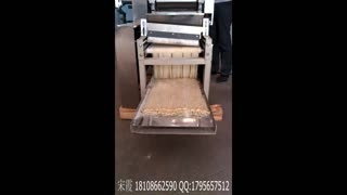 全自动面条机视频撒粉面条机视频自动折叠面条机