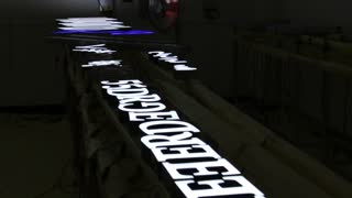 最具有营销型发光字首先祥光LED门头树脂发光字