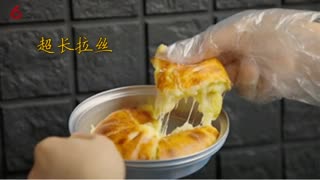 火爆的网红果王榴莲芝士饼，满满的芝士和榴莲