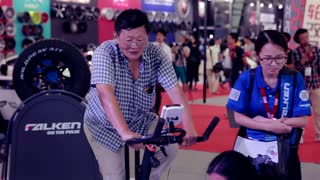 飞劲轮胎上海CAS改装车展漂移秀