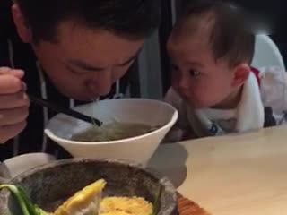 从小就有吃货的潜力