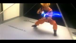 用3D投影让悟空手办使出龟派气功