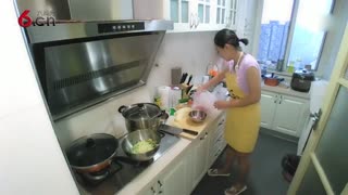 简单美味的藕丁炒肉 17.08.14
