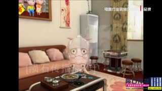 取暖炉广告-3D喜洋洋