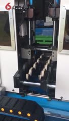 佛山华灿发往苏州滚筒行业全自动数码倒角机试运视频
