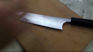 大家见识一下日本厨师的刀！！